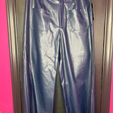 Midnight Blue Leather Pants