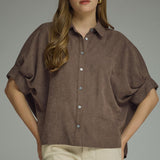 Easy Chic Suede-Like Top