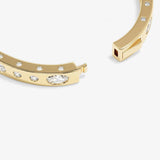 Ashley Sunset Lock Cuff Bracelet 6mm