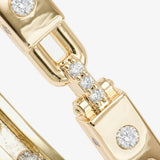 Ashley Sunset Lock Cuff Bracelet 6mm