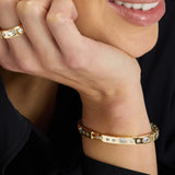 Ashley Sunset Lock Cuff Bracelet 6mm