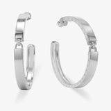 Ashley 2” Lock Hoop Earrings