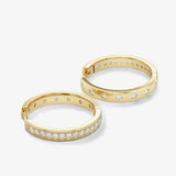 Ashley 1” Reversible Hoop Earrings