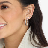 Ashley 1” Reversible Hoop Earrings