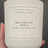 Her Name was Lola Candle