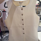 Golden Hour Button Tank