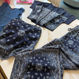 Midnight Paisley Wide Leg Pants