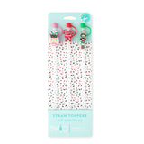 Holiday Straw Topper Sets