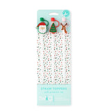 Holiday Straw Topper Sets