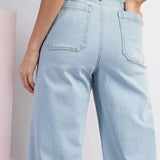 Mineral Washed Denim Pants