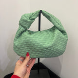 Faux Woven Handbag