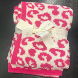 Kids Pink Leopard Blanket