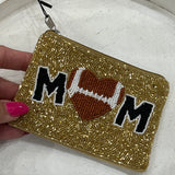 Mom Football Coin Purse