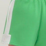 Contrast Green Short