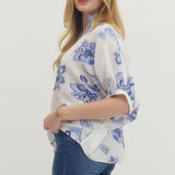 Dolman Floral Blouse