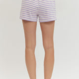 Lavender Stripe Short