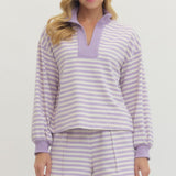 Lavender Stripe Top