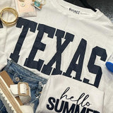 Oversize Texas Graphic Crewneck