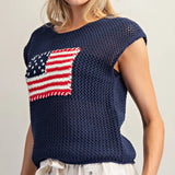 Stars & Stripes Knit Top