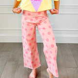 Polka Dot Pink Pant