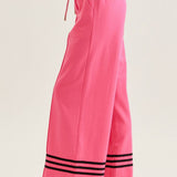 Pink & Black Stripe Lounge Pant
