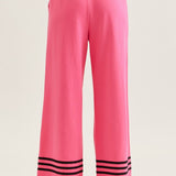 Pink & Black Stripe Lounge Pant