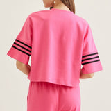 Pink Knit Lounge Top