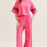 Pink Knit Lounge Top