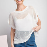 Short Sleeve Knit Top