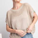 Short Sleeve Knit Top