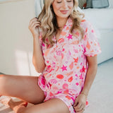 Seashell Pajama Short Set