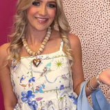 Seaside Peplum Top
