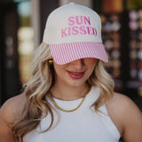 Sunkissed Pink Stripe Hat