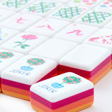 Sunset Mahjong Tile Set