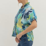 Tropical Blues Top