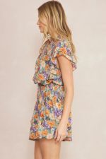 SLATE FLORAL DRESS