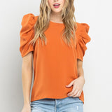 Puff Sleeve Basic Top