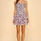 Flirty Ruffle Fit Flare Dress
