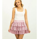 Shimmer Ruffle Skirt