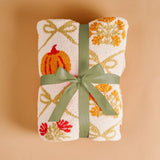 Patchwork Pumpkins Cozy Luxe Blanket