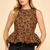 Autumn Petals Peplum