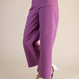 Lilac Scallop Pocket Pants