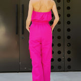 Hot Pink Jumpsuit