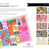 11x17 Dolce Vita Tray Insert 10 designs