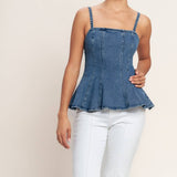 Indigo Denim Top