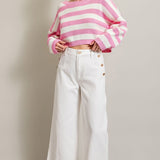 PINK STRIPE KNIT