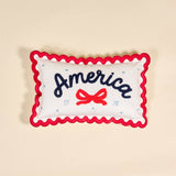 America Throw Pillow