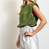 HOLIDAY PLEAT TOP