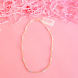 ILY Mixed Metal Clasp Necklace