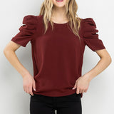 Puff Sleeve Basic Top